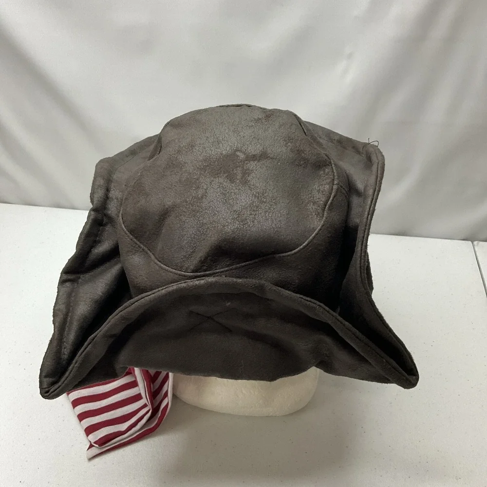 Disney Parks Pirates of the Caribbean Hat Brown Cap Mickey Pirate YOUTH Bandanna